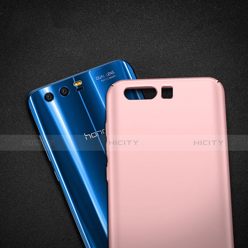 Handyhülle Hülle Kunststoff Schutzhülle Matt mit Fingerring Ständer für Huawei Honor 9 Rosa