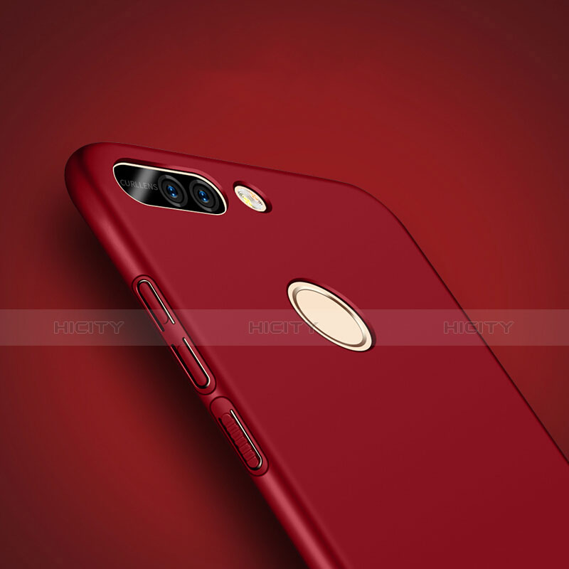 Handyhülle Hülle Kunststoff Schutzhülle Matt mit Fingerring Ständer für Huawei Honor V9 Rot