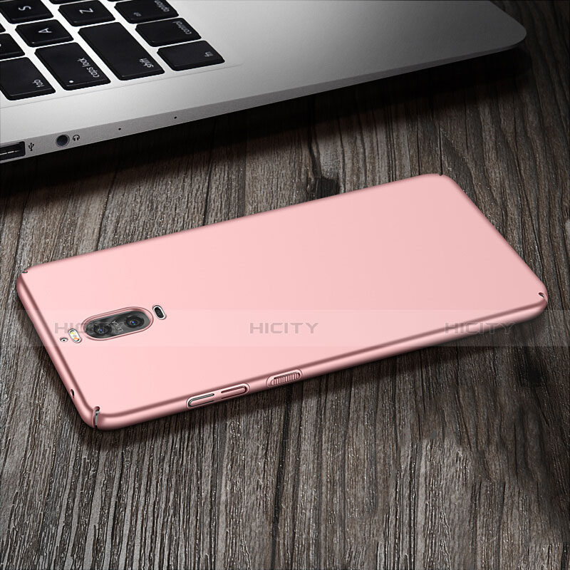 Handyhülle Hülle Kunststoff Schutzhülle Matt mit Fingerring Ständer für Huawei Mate 9 Pro Rosegold