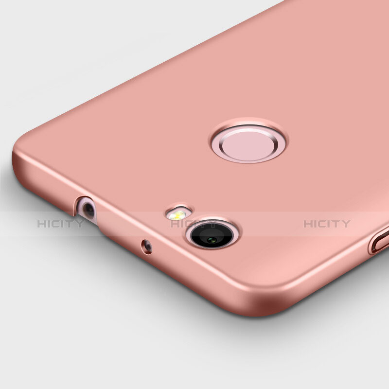 Handyhülle Hülle Kunststoff Schutzhülle Matt mit Fingerring Ständer für Huawei Nova Rosegold groß