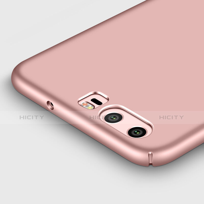 Handyhülle Hülle Kunststoff Schutzhülle Matt mit Fingerring Ständer für Huawei P10 Rosa