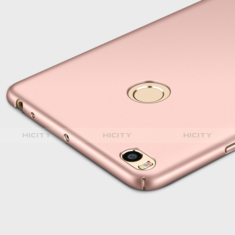 Handyhülle Hülle Kunststoff Schutzhülle Matt mit Fingerring Ständer für Xiaomi Mi Max 2 Rosegold