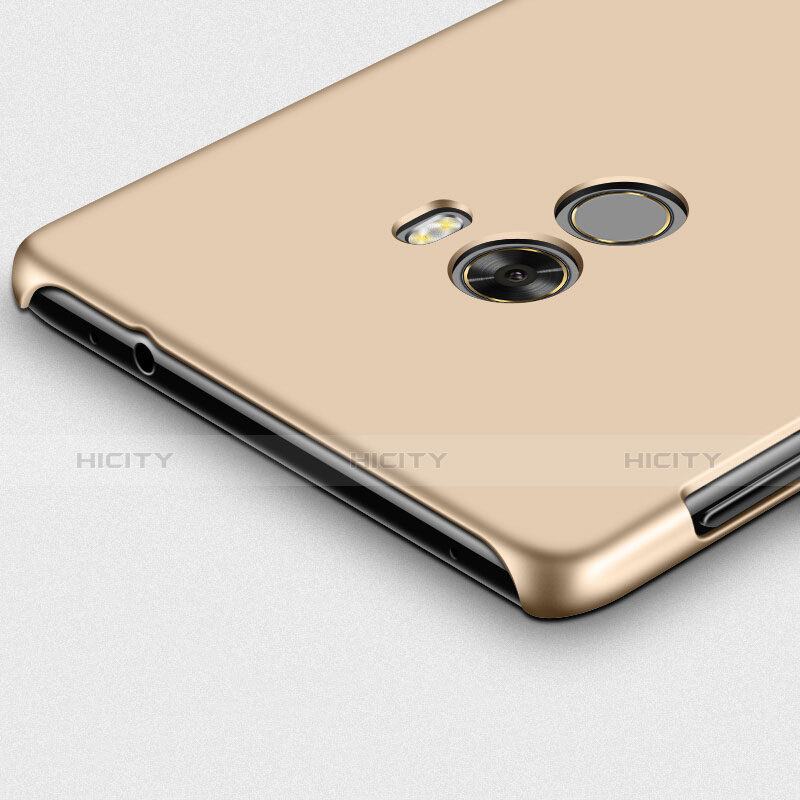 Handyhülle Hülle Kunststoff Schutzhülle Matt mit Fingerring Ständer für Xiaomi Mi Mix Gold