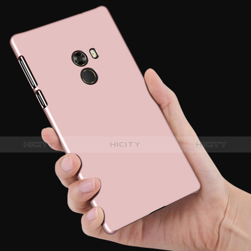 Handyhülle Hülle Kunststoff Schutzhülle Matt mit Fingerring Ständer für Xiaomi Mi Mix Rosegold