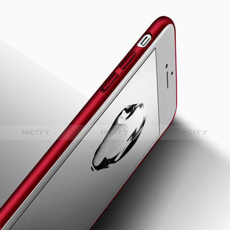 Handyhülle Hülle Kunststoff Schutzhülle Matt P05 für Apple iPhone 6 Plus Rot