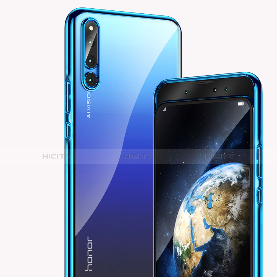 Handyhülle Hülle Kunststoff Schutzhülle Matt Vorder und Rückseite 360 Grad Q01 für Huawei Honor Magic 2 Blau