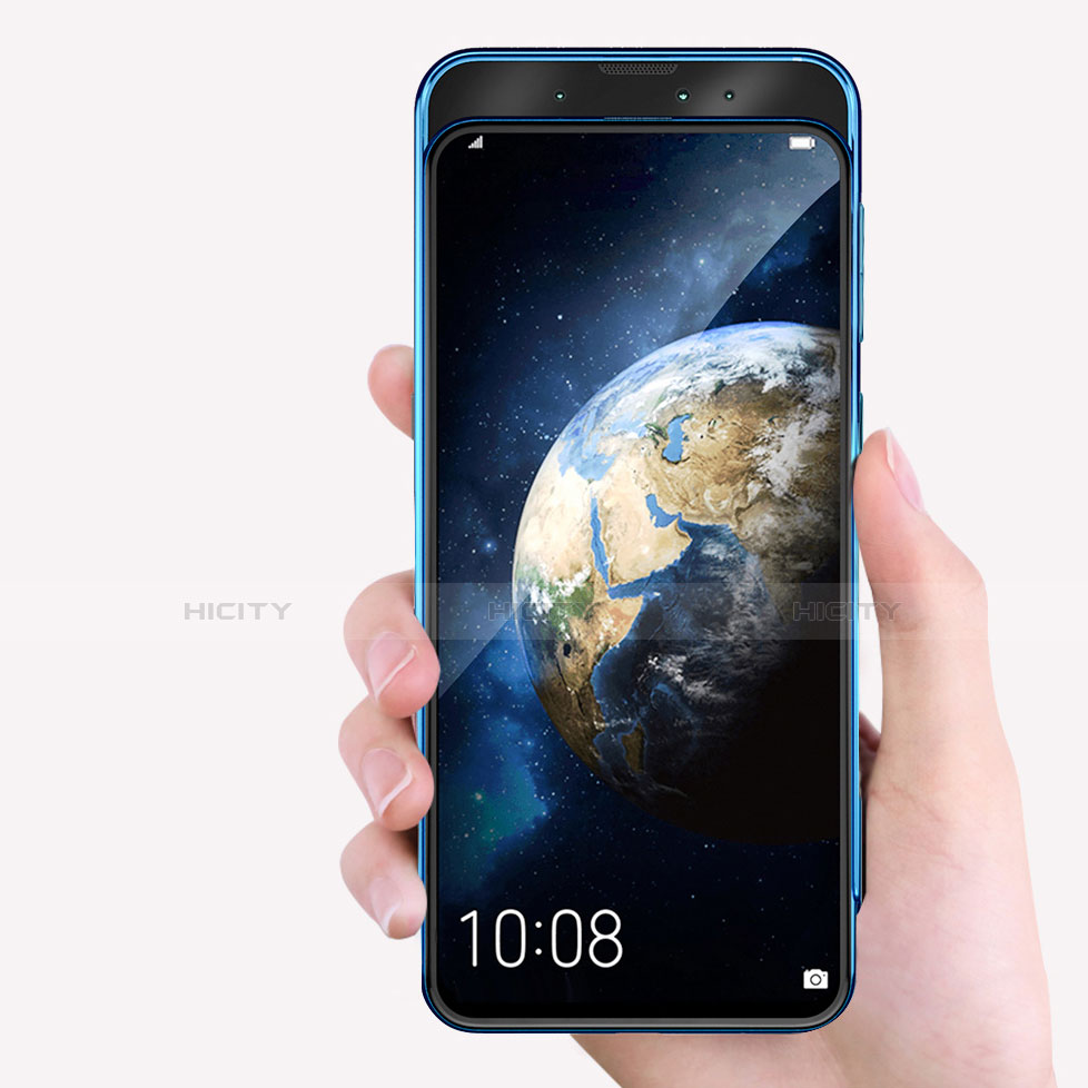 Handyhülle Hülle Kunststoff Schutzhülle Matt Vorder und Rückseite 360 Grad Q01 für Huawei Honor Magic 2 Blau