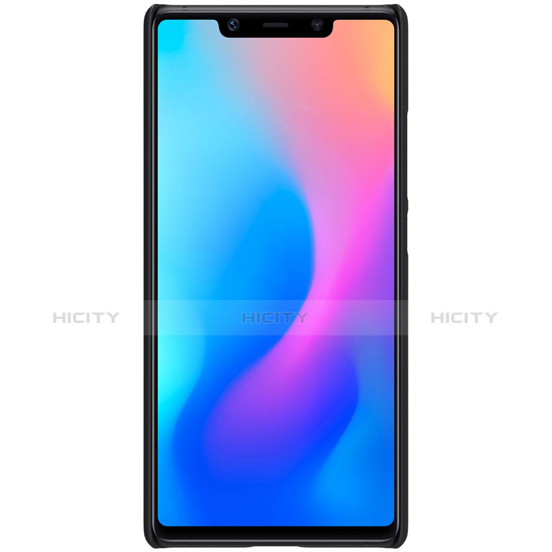 Handyhülle Hülle Kunststoff Schutzhülle Punkte Loch für Xiaomi Mi 8 SE Schwarz