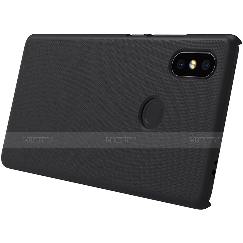 Handyhülle Hülle Kunststoff Schutzhülle Punkte Loch für Xiaomi Mi 8 SE Schwarz