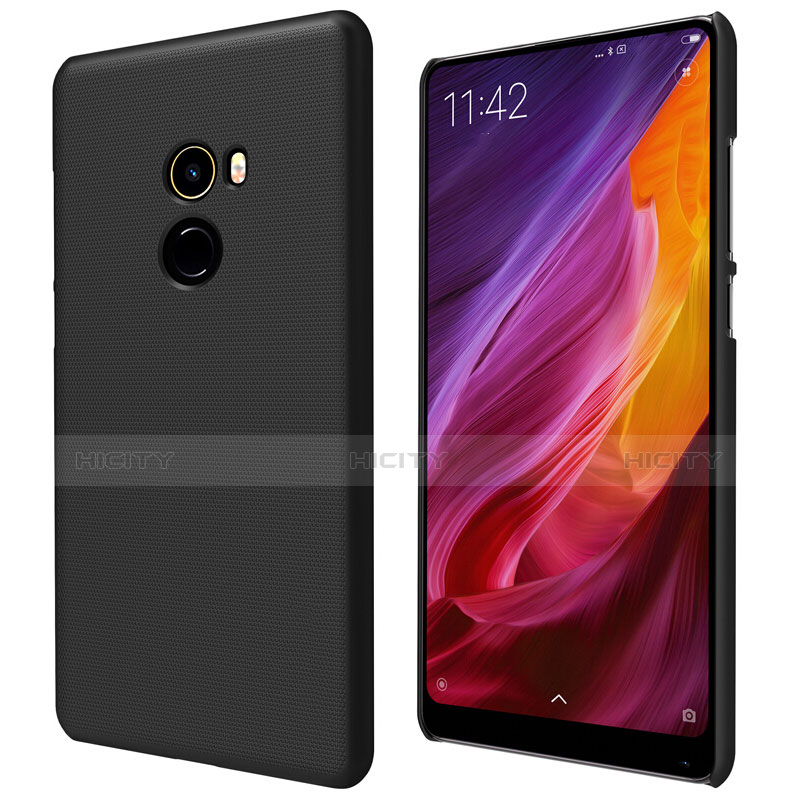 Handyhülle Hülle Kunststoff Schutzhülle Punkte Loch für Xiaomi Mi Mix 2 Schwarz Plus