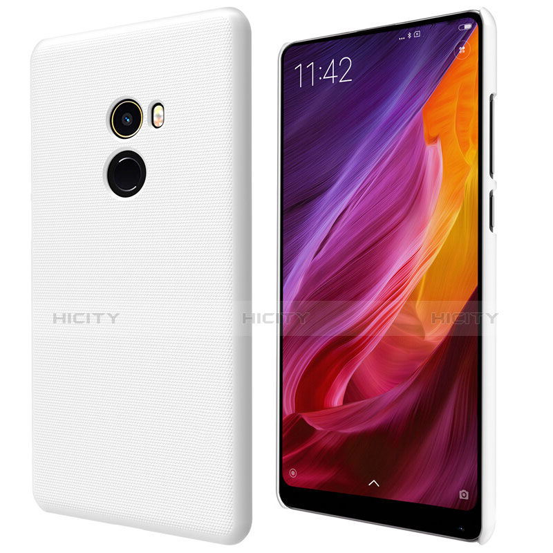 Handyhülle Hülle Kunststoff Schutzhülle Punkte Loch für Xiaomi Mi Mix 2 Weiß Plus