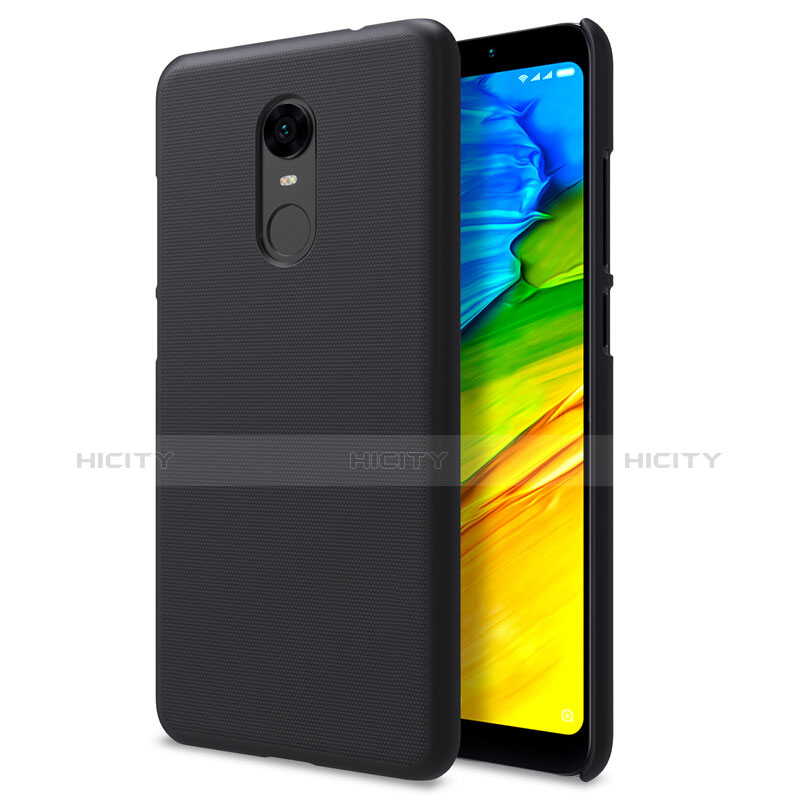 Handyhülle Hülle Kunststoff Schutzhülle Punkte Loch für Xiaomi Redmi 5 Plus Schwarz Plus