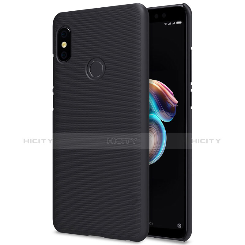 Handyhülle Hülle Kunststoff Schutzhülle Punkte Loch für Xiaomi Redmi Note 5 Pro Schwarz