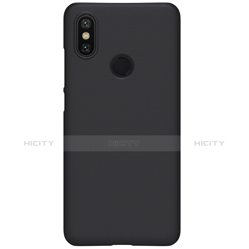 Handyhülle Hülle Kunststoff Schutzhülle Punkte Loch M01 für Xiaomi Mi 6X Schwarz groß