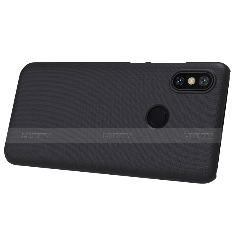 Handyhülle Hülle Kunststoff Schutzhülle Punkte Loch M01 für Xiaomi Mi 6X Schwarz groß