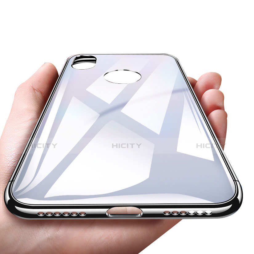 Handyhülle Hülle Kunststoff Schutzhülle Spiegel für Apple iPhone X Weiß Plus