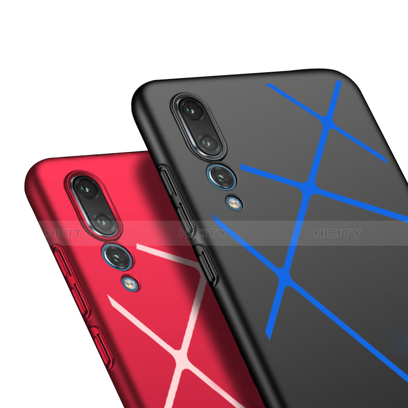 Handyhülle Hülle Kunststoff Schutzhülle Tasche Line für Huawei P20 Pro