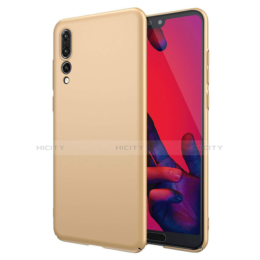 Handyhülle Hülle Kunststoff Schutzhülle Tasche Matt G01 für Huawei P20 Pro Gold