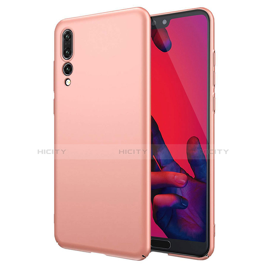 Handyhülle Hülle Kunststoff Schutzhülle Tasche Matt G01 für Huawei P20 Pro Rosegold