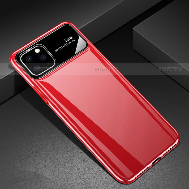 Handyhülle Hülle Kunststoff Schutzhülle Tasche Matt M01 für Apple iPhone 11 Pro Max Rot Plus