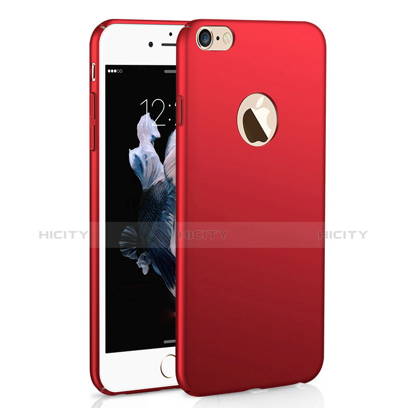 Handyhülle Hülle Kunststoff Schutzhülle Tasche Matt M01 für Apple iPhone 6 Plus Rot