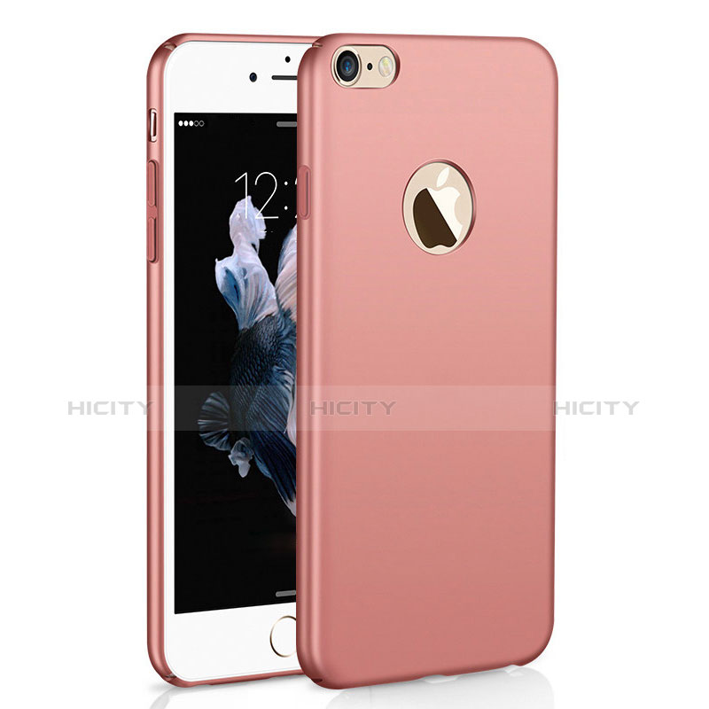 Handyhülle Hülle Kunststoff Schutzhülle Tasche Matt M01 für Apple iPhone 6 Rosegold