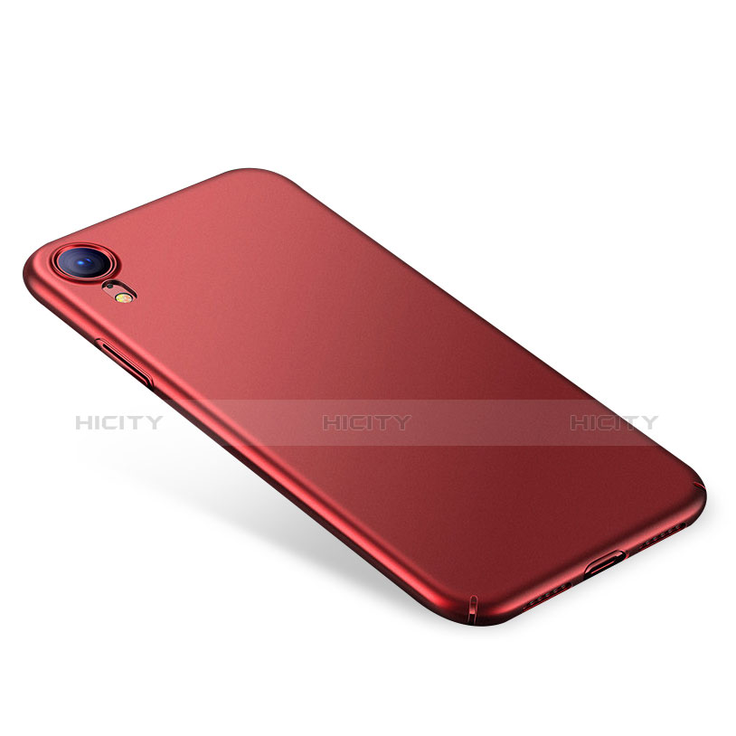 Handyhülle Hülle Kunststoff Schutzhülle Tasche Matt M01 für Apple iPhone XR Rot