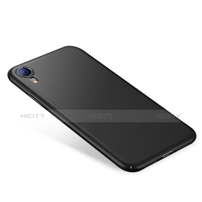 Handyhülle Hülle Kunststoff Schutzhülle Tasche Matt M01 für Apple iPhone XR Schwarz