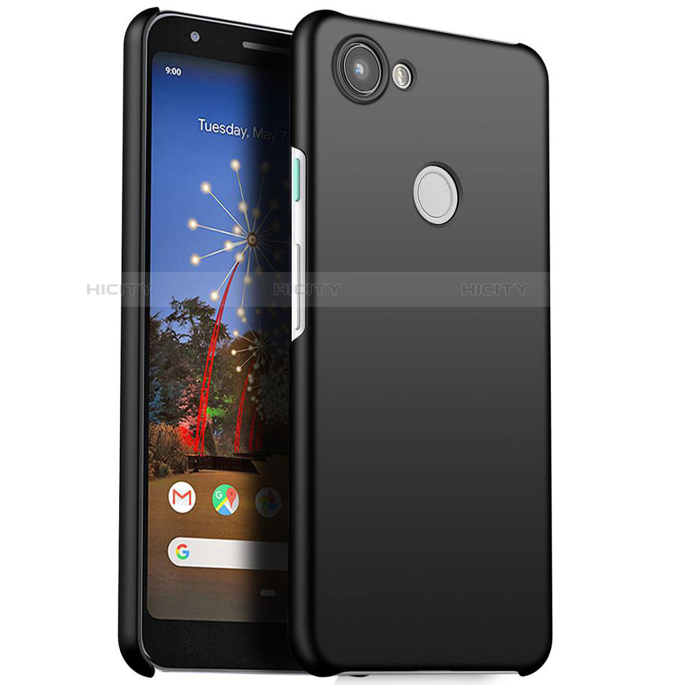 Handyhülle Hülle Kunststoff Schutzhülle Tasche Matt M01 für Google Pixel 3a Schwarz Plus