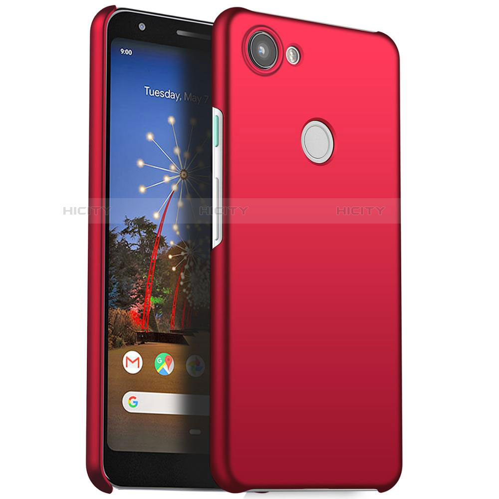 Handyhülle Hülle Kunststoff Schutzhülle Tasche Matt M01 für Google Pixel 3a XL Rot