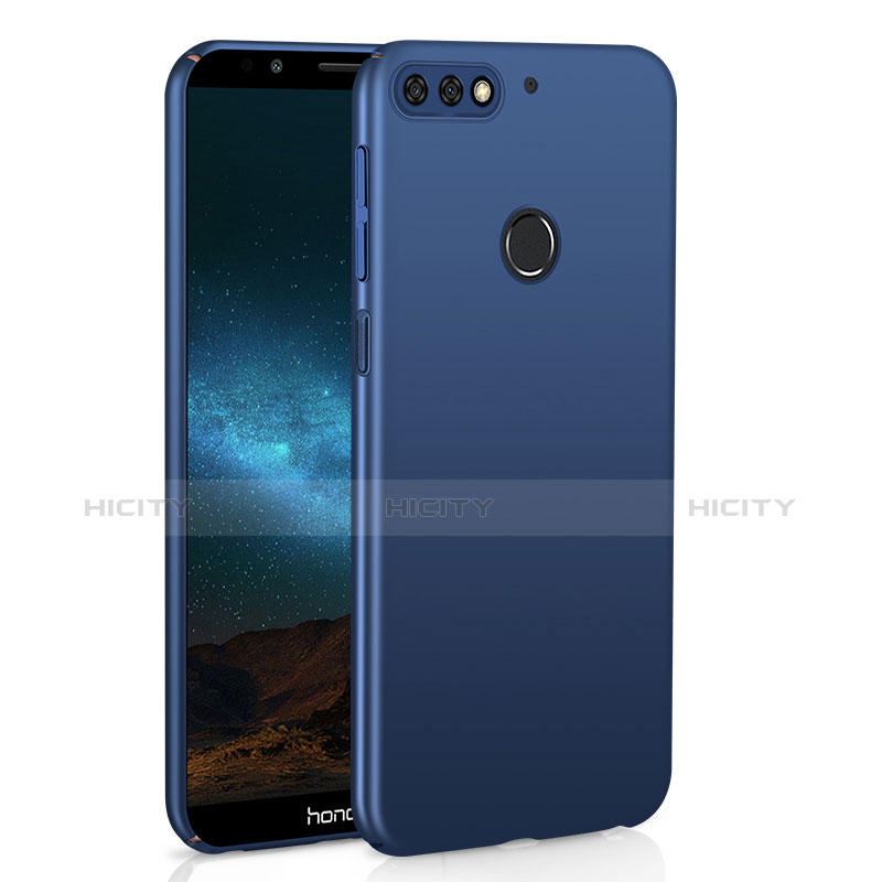 Handyhülle Hülle Kunststoff Schutzhülle Tasche Matt M01 für Huawei Enjoy 8 Blau