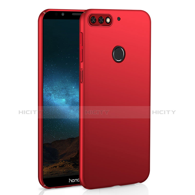 Handyhülle Hülle Kunststoff Schutzhülle Tasche Matt M01 für Huawei Enjoy 8 Rot