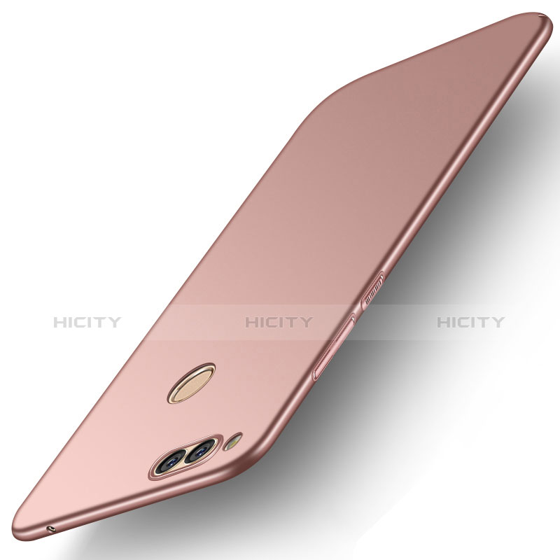 Handyhülle Hülle Kunststoff Schutzhülle Tasche Matt M01 für Huawei Honor Play 7X Rosegold