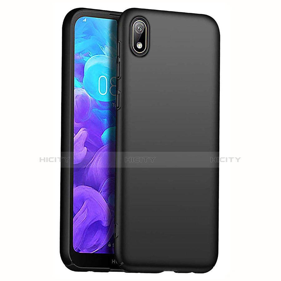 Handyhülle Hülle Kunststoff Schutzhülle Tasche Matt M01 für Huawei Honor Play 8 Schwarz