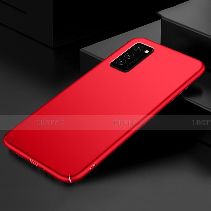 Handyhülle Hülle Kunststoff Schutzhülle Tasche Matt M01 für Huawei Honor V30 5G Rot