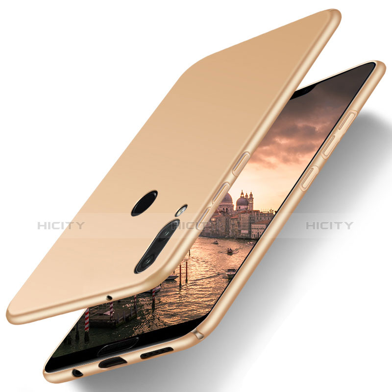 Handyhülle Hülle Kunststoff Schutzhülle Tasche Matt M01 für Huawei Nova 3e Gold