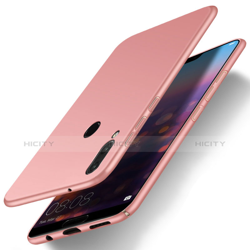 Handyhülle Hülle Kunststoff Schutzhülle Tasche Matt M01 für Huawei Nova 3e Rosegold