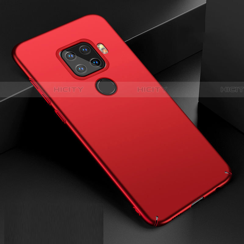 Handyhülle Hülle Kunststoff Schutzhülle Tasche Matt M01 für Huawei Nova 5i Pro Rot