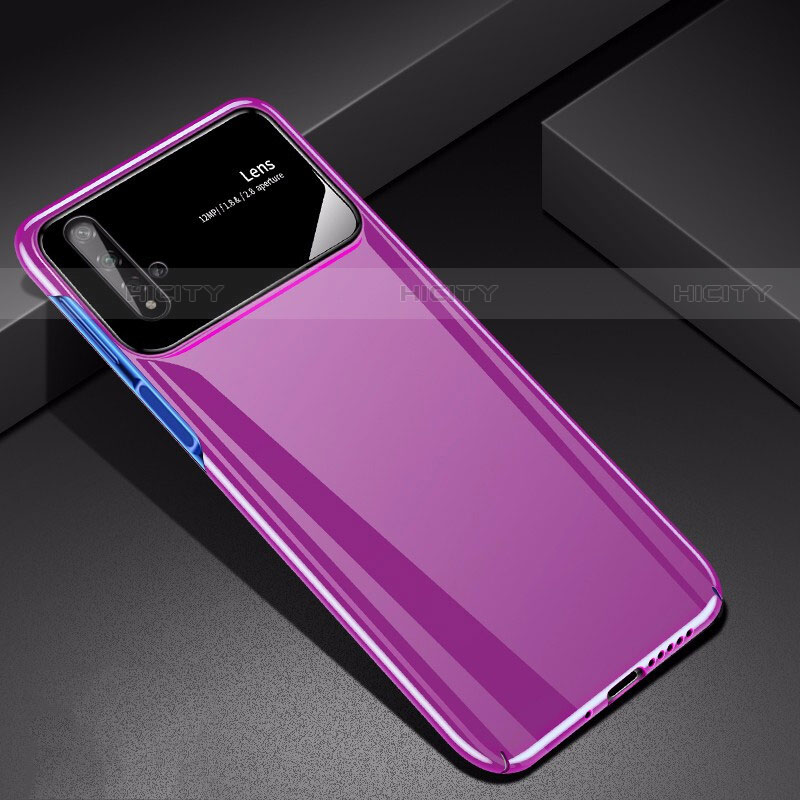 Handyhülle Hülle Kunststoff Schutzhülle Tasche Matt M01 für Huawei Nova 5T Violett