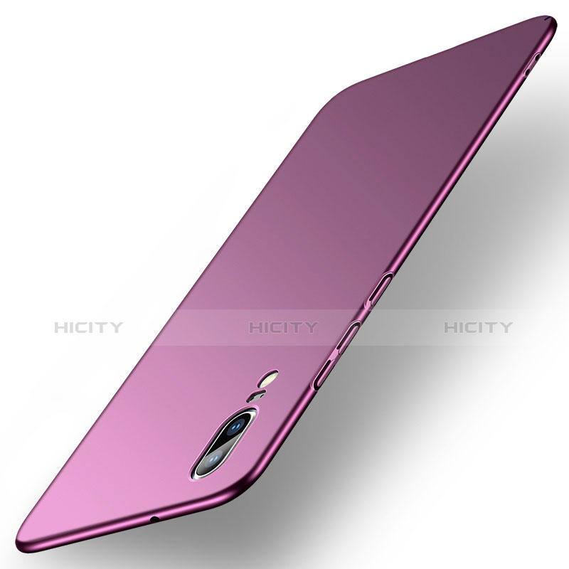 Handyhülle Hülle Kunststoff Schutzhülle Tasche Matt M01 für Huawei P20 Violett