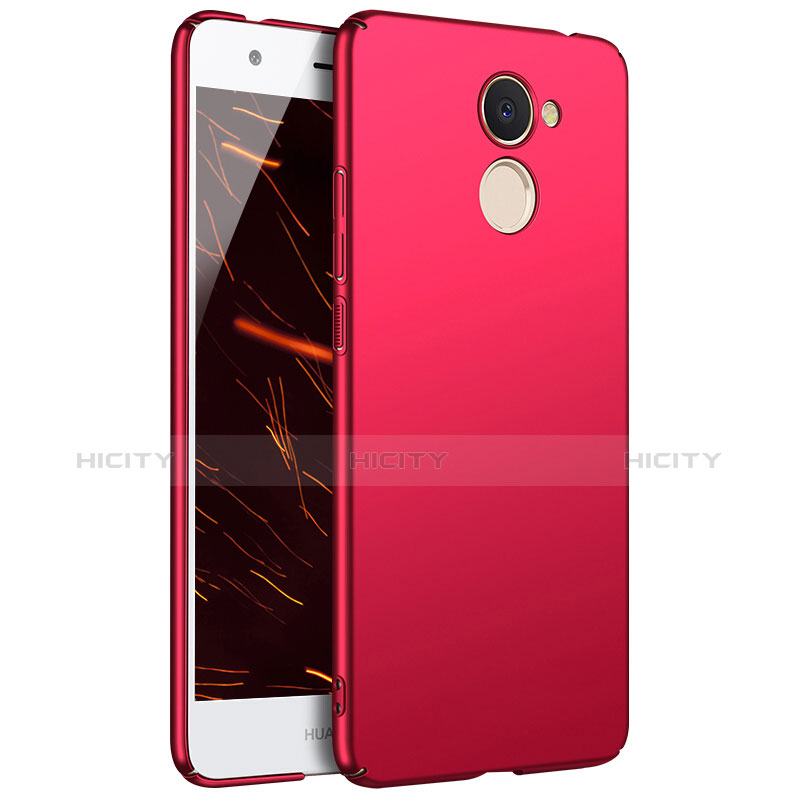 Handyhülle Hülle Kunststoff Schutzhülle Tasche Matt M01 für Huawei Y7 Prime Rot