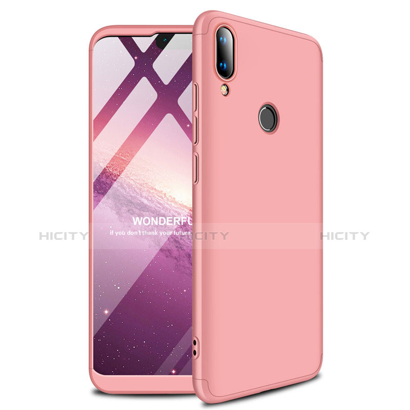 Handyhülle Hülle Kunststoff Schutzhülle Tasche Matt M01 für Huawei Y9 (2019) Rosegold