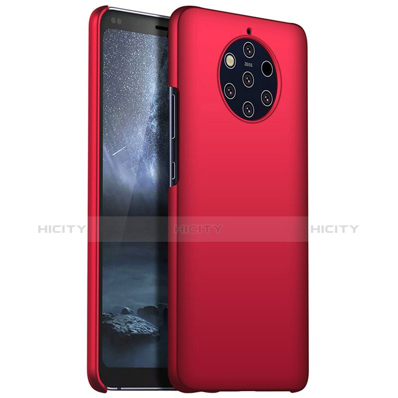 Handyhülle Hülle Kunststoff Schutzhülle Tasche Matt M01 für Nokia 9 PureView Rot