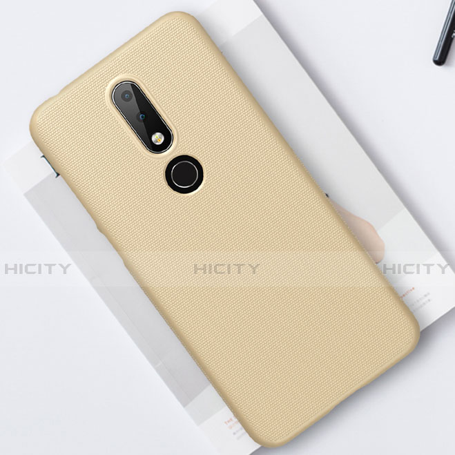 Handyhülle Hülle Kunststoff Schutzhülle Tasche Matt M01 für Nokia X6 Gold