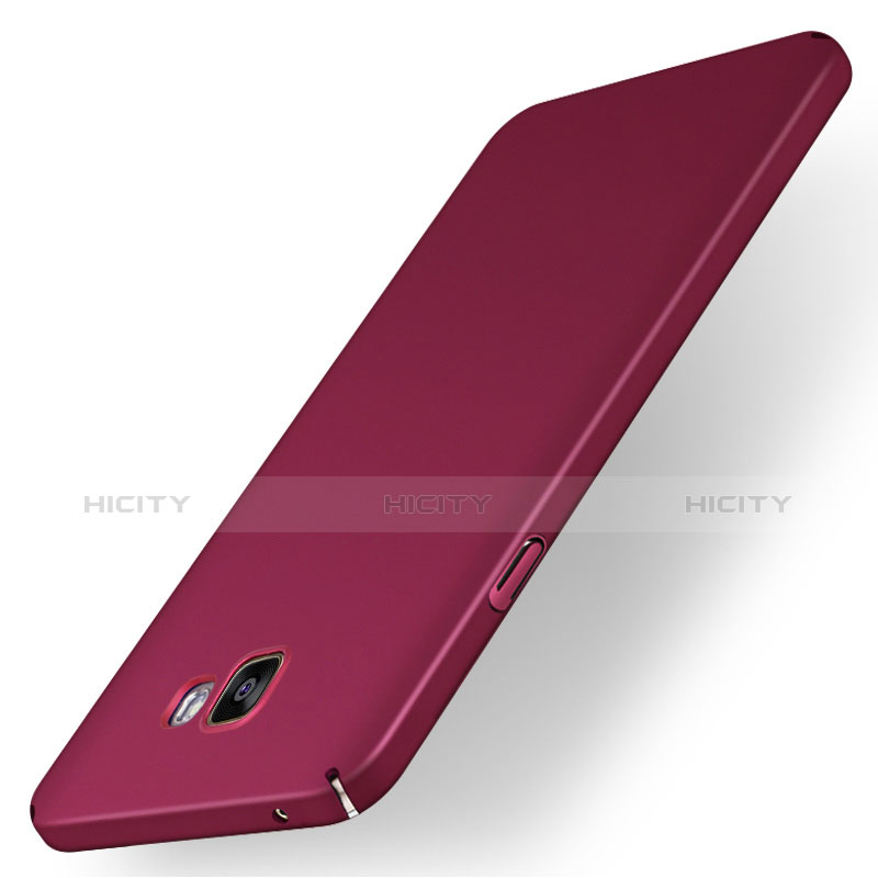 Handyhülle Hülle Kunststoff Schutzhülle Tasche Matt M01 für Samsung Galaxy A7 (2016) A7100 Rot