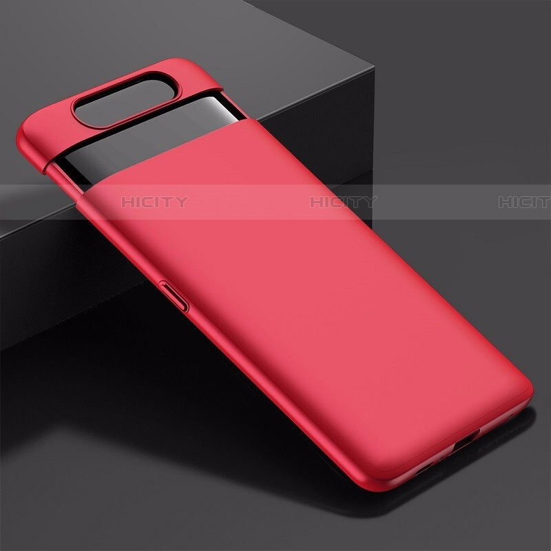 Handyhülle Hülle Kunststoff Schutzhülle Tasche Matt M01 für Samsung Galaxy A90 4G Rot Plus