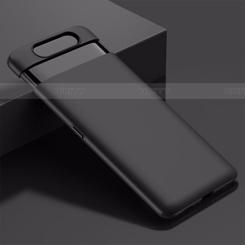 Handyhülle Hülle Kunststoff Schutzhülle Tasche Matt M01 für Samsung Galaxy A90 4G Schwarz