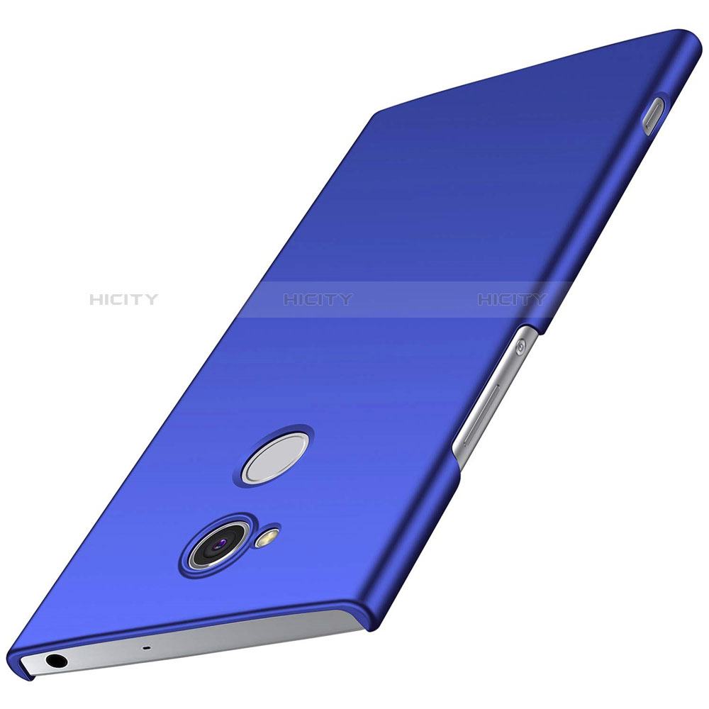 Handyhülle Hülle Kunststoff Schutzhülle Tasche Matt M01 für Sony Xperia XA2 Blau