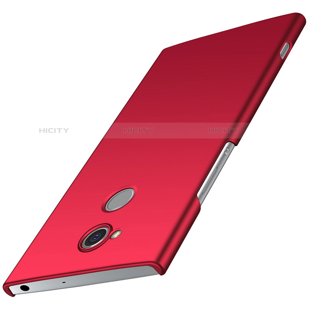 Handyhülle Hülle Kunststoff Schutzhülle Tasche Matt M01 für Sony Xperia XA2 Plus Rot