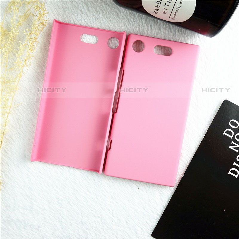 Handyhülle Hülle Kunststoff Schutzhülle Tasche Matt M01 für Sony Xperia XZ1 Compact Rosa